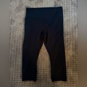 Black Reebok Leggings/Capris size large